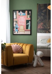 Pat matrimonial bej tapițat fără somieră 180x200 cm Mattis Cord – Meise Möbel