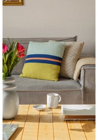 Pled din amestec de bumbac Euromant Skyline, 140 x 180 cm, galben