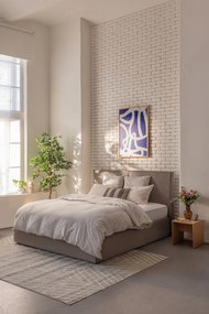 Măsuță auxiliară din lemn de stejar Hübsch Less, 40 x 40 cm, natural