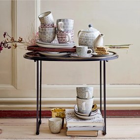 Set 4 căni din gresie ceramică Bloomingville Karine Mugs