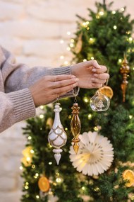 Ornament de Crăciun din sticlă ø 6 cm Hisar – Bloomingville