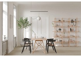 Masă de dining cu blat din lemn de stejar 220x90 cm Tink - Gazzda