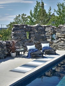 Pernă de grădină 38x58 cm Sunny Pale Turquoise – Pappelina