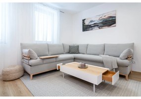 Covor de exterior NORTHRUGS Meadow, 200 x 290 cm, gri