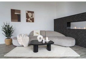 Covor crem țesut manual din lână 200x300 cm Pune – House Nordic