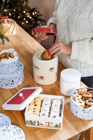 Recipient din gresie pentru prăjituri Yule – Bloomingville