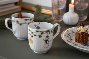 Sfeșnic din porțelan Kähler Design Hammershoi, alb, ⌀ 7,5 cm