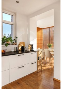 Vază din gresie Kähler Design Hammershoi, înălțime 25 cm, alb