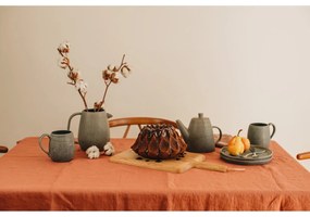 Cană din gresie ceramică Bloomingville Kendra, 500 ml, gri