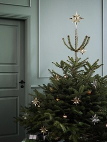 Decorațiune de Crăciun suspendată argintie Kähler Design