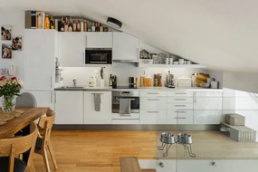 Scaun de sufragerie din stejar cu șezut gri Arch - Bonami Selection