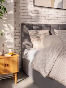 Noptieră în culoare naturală cu aspect de lemn de stejar Langley – Actona