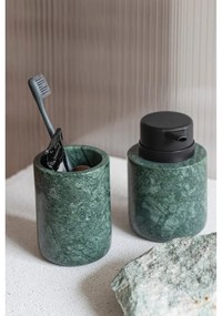 Suport pentru periuța de dinți verde închis din marmură Marble – Mette Ditmer Denmark