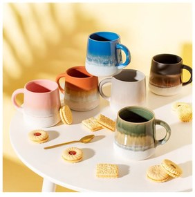 Cană din gresie gri Sass &amp; Belle Mojave, 360 ml