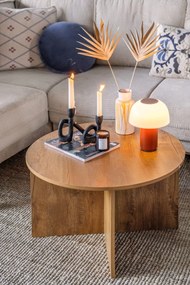 Sfeșnic Bloomingville Mashel, înălțime 16,5 cm, negru