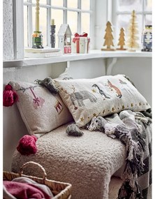 Bancă crem cu tapițerie din stofă bouclé Bobbie – Bloomingville