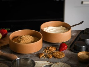 Set 12 vase din gresie Bonami Selection Malia, portocaliu cărămiziu