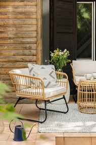 Set de 2 scaune de grădină din rattan Vistdal - Bonami Essentials