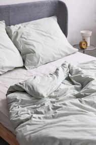 Vază din gresie Kähler Design Ombria, înălțime 20 cm,alb