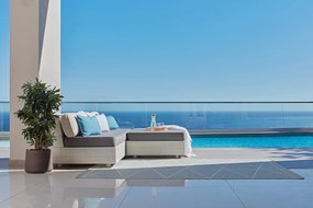 Pernă de grădină 38x58 cm Sunny Petrol – Pappelina