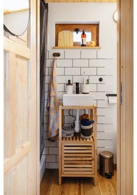 Dozator de săpun lichid alb din polirășină 350 ml Niagara – douceur d'intérieur