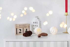 Sfeșnic din ceramică Kähler Design Urbania Lighthouse Manor, alb