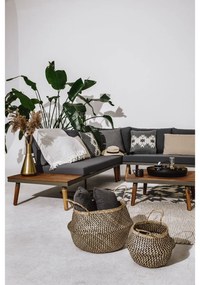 Canapea de grădină cu structură din lemn de acacia gri Lustio - Bonami Selection