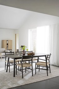 Scaune de dining natural /maro închis 2 buc. Harlan – Rowico