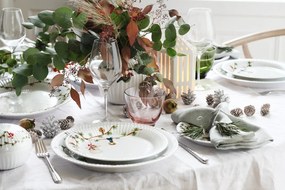 Vază din gresie Kähler Design Hammershoi, înălțime 12,5 cm, alb