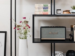 Vază din porțelan Mauro Ferretti Pot Face, alb - negru