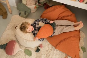 Fotoliu puf pentru copii crem Tic-Tac-Toe – Lorena Canals