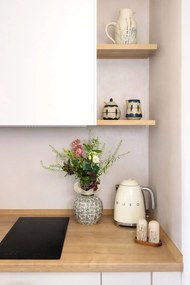 Fierbător SMEG 50's Retro Style, cream - alb