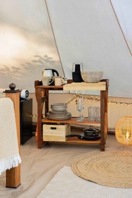 Veioză cu abajur din ratan (înălțime 30,5 cm) Natural Way – Casa Selección