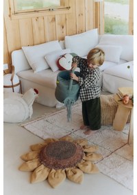 Covor crem lavabil, țesut manual din bumbac 140x200 cm Color Lines – Lorena Canals