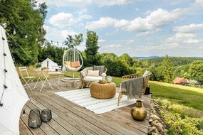 Set mobilier de grădină Bonami Essentials Retro, alb