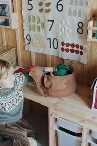 Decorațiune de perete pentru copii Farm Numbers – Lorena Canals