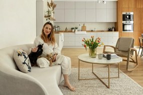 Ghiveci din porțelan Blomus Nona, alb