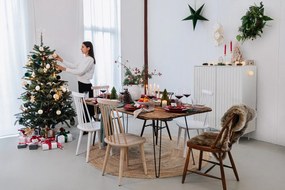 Vază din gresie Kähler Design Hammershoi, înălțime 25 cm, alb