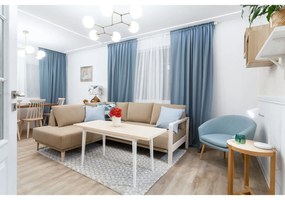 Lustră alămie cu abajur din sticlă Damar – Opviq lights