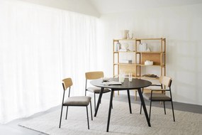 Bibliotecă din furnir de stejar Rowico Holton