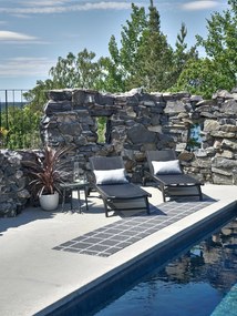 Pernă de grădină 38x58 cm Sunny Pale Turquoise – Pappelina