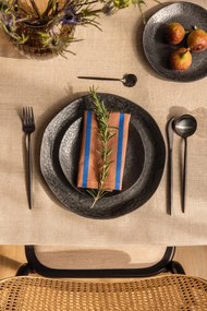 Serviciu de masă 18 buc. din gresie Dark Moon – Bonami Selection