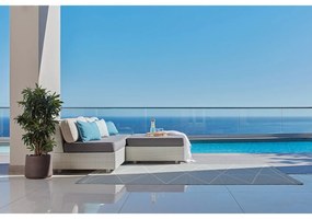 Pernă de grădină 38x58 cm Sunny Pale Turquoise – Pappelina