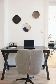 Platou din gresie ceramică Bloomingville Jules, ø 28,5 cm, multicolor