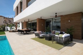 Pernă de grădină 38x58 cm Sunny Grey – Pappelina