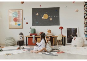 Covor de joacă pentru copii, din bumbac 85x135 cm Rocket – Lorena Canals