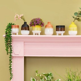 Vază Sass &amp; Belle Bohemian Home Mojave, alb - negru