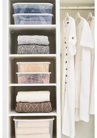 Cutie de depozitare din plastic cu capac 10 l Lona - Rotho