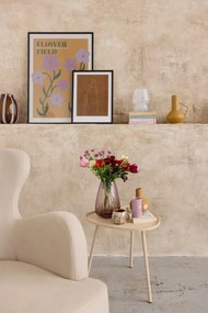 Vază din porțelan Design Letters Kiss, înălțime 11 cm, violet