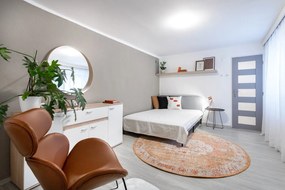 Plafonieră LED Reality Putz II, ⌀ 27 cm, alb